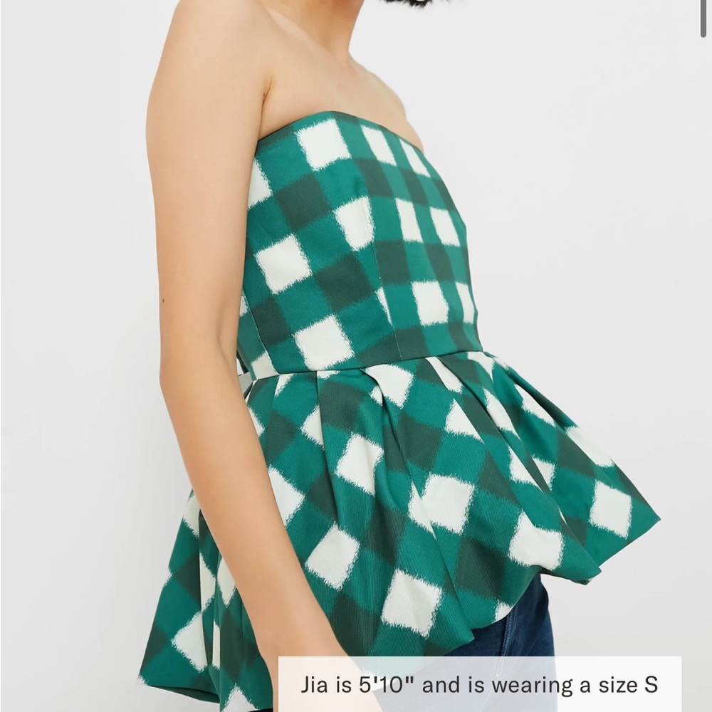 Juniper Warped Gingham Emmaline Top